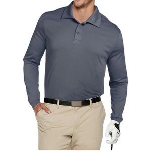 COOrun Performance Outdoor UPF 50+ Quick Dry Golf Shirt Long Sleeve Men Size M